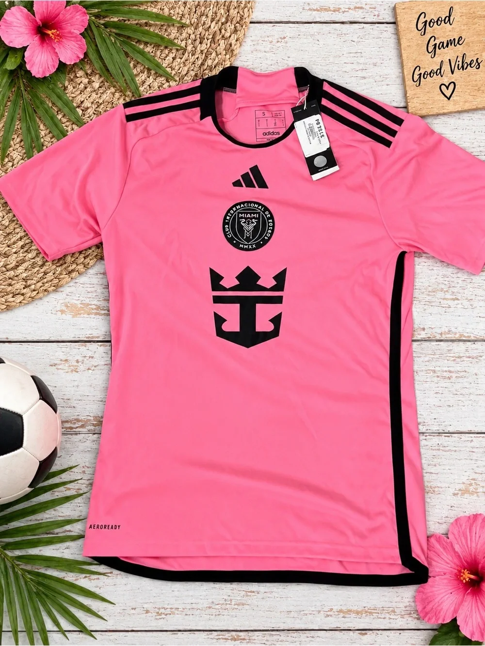 Adidas Inter Miami CF Luis Suárez #9 Pink Soccer Jersey NWT Size Small